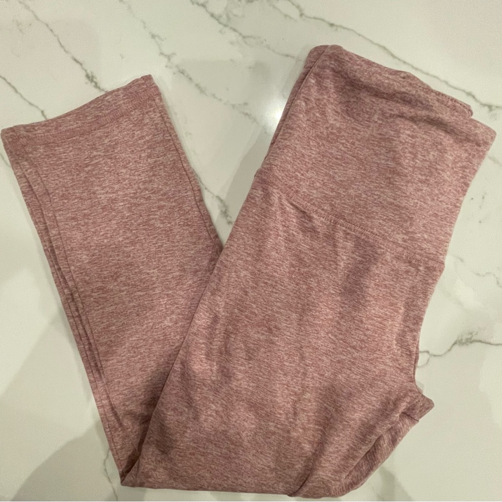 Zobha Women's Heathered Pink Leggings